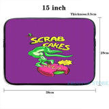 Funny Oddworld Scrab Cakes USB Charge Backpack School Bags