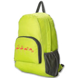 Flamingo Print Foldable Backpack for Men Women Lightweight Daypack