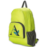 Foldable Backpack Lightweight Mountaineering Travel Daypack Leaf Print