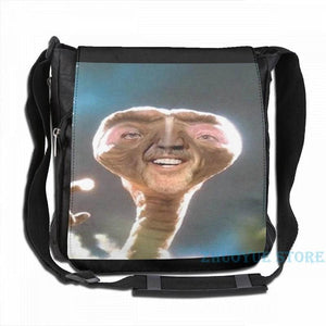 Funny Nicolas Cage ET USB Charge Backpack Men Women Travel School Laptop Bag