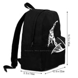 T-Shirt 3 School Bag Big Capacity Backpack Laptop 15 Inch