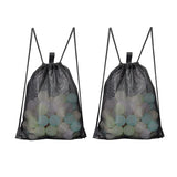 Teen Mesh Gym Sack Drawstring Backpack Soccer Ball Bag