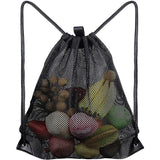 Teen Mesh Gym Sack Drawstring Backpack Soccer Ball Bag