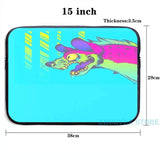 Funny Neon Hyena USB Charge Backpack Men School Travel Laptop Bag