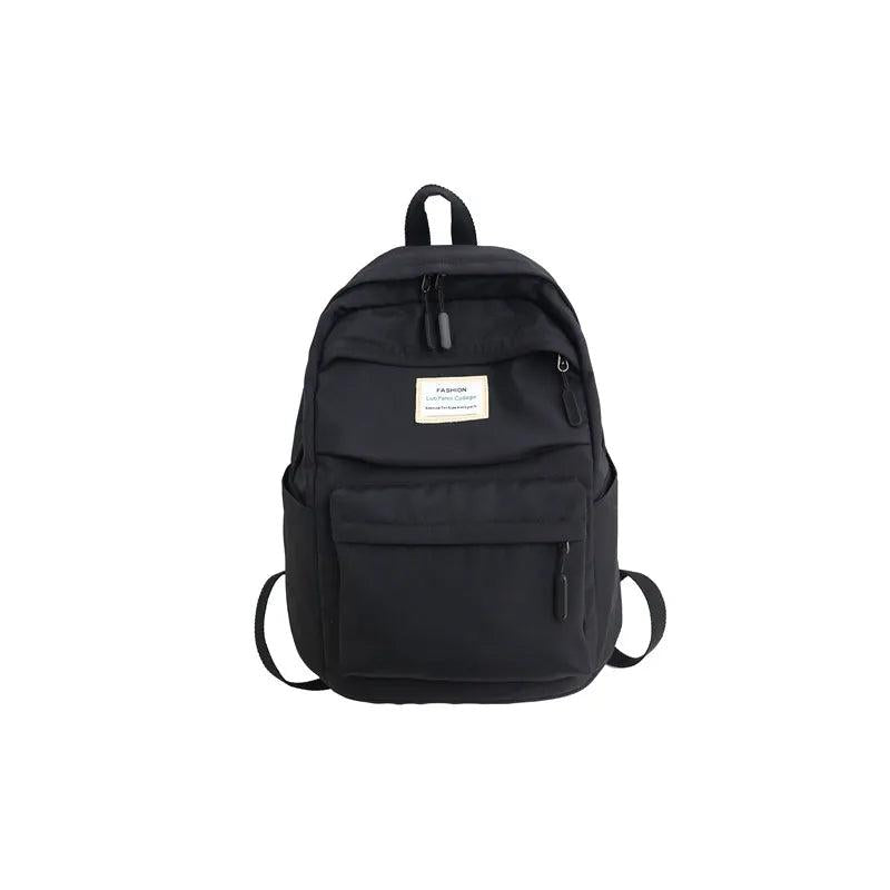 Waterproof Nylon Women Backpack Female Large Capacity High Schoolbag