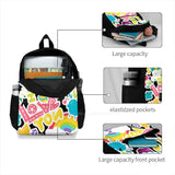 Funny Love Travel Laptop School Backpack Bag