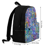 Colored Tiny Dots Backpack for Men Women Girls