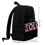 Ros? Solo Mv Merchandise Laptop Travel School Bags