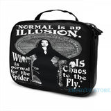 Morticia Addams- Normal Is An Illusion... USB Charge Backpack