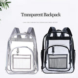 Waterproof Student Backpack High Capacity School Bags Teenage PVC