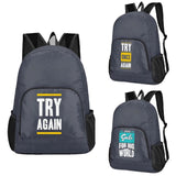 Ultralight Backpack for Travel & Hiking - Phrase Pattern