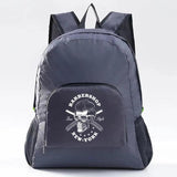 Lightweight Foldable Backpack Climbing Travel Sport Bag Skull Pattern