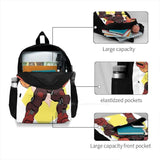 Robot Backpack School Laptop Travel Bag Fan Geek Culture