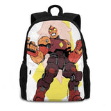 Robot Backpack School Laptop Travel Bag Fan Geek Culture