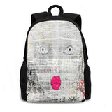 Abstract Dinosaur Art Student Backpack Laptop Travel Bag