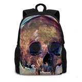 Skull Arrivals Satchel Schoolbag Backpack