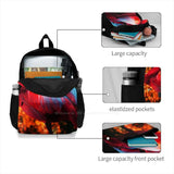 Flamingo Bird Backpack for Men Women Girls Teenage