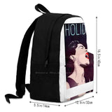 Billie Holiday School Bags For Teenage Girls Laptop Travel Bags