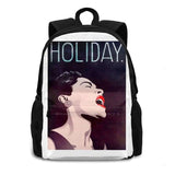 Billie Holiday School Bags For Teenage Girls Laptop Travel Bags