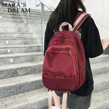 Mara's Dream Waterproof Nylon Backpack Women School Bookbag