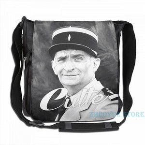 Louis De Funes Graphic Print USB Charge Backpack