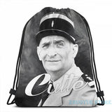 Louis De Funes Graphic Print USB Charge Backpack