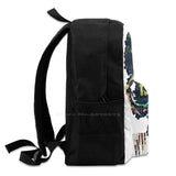 Colorful Skull Backpack for School Laptop Travel
