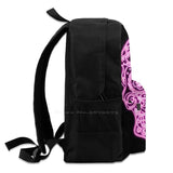 Neon Skull Travel Backpack Bag