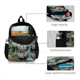 Skull Drawing Backpacks For Men Women Teenagers Girls