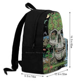Skull Drawing Backpacks For Men Women Teenagers Girls