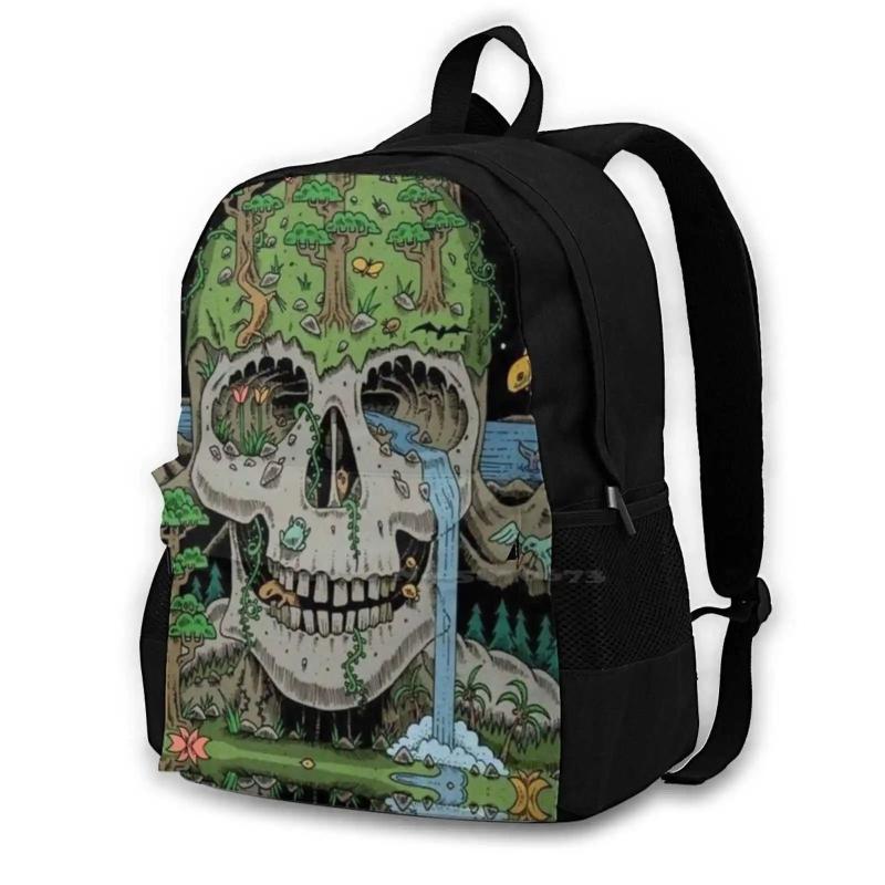 Skull Drawing Backpacks For Men Women Teenagers Girls