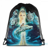 Funny Graphic The Neverending Story USB Charge Backpack