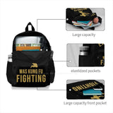 Kung Fu Master Backpack for Men Women Girls