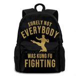 Kung Fu Master Backpack for Men Women Girls