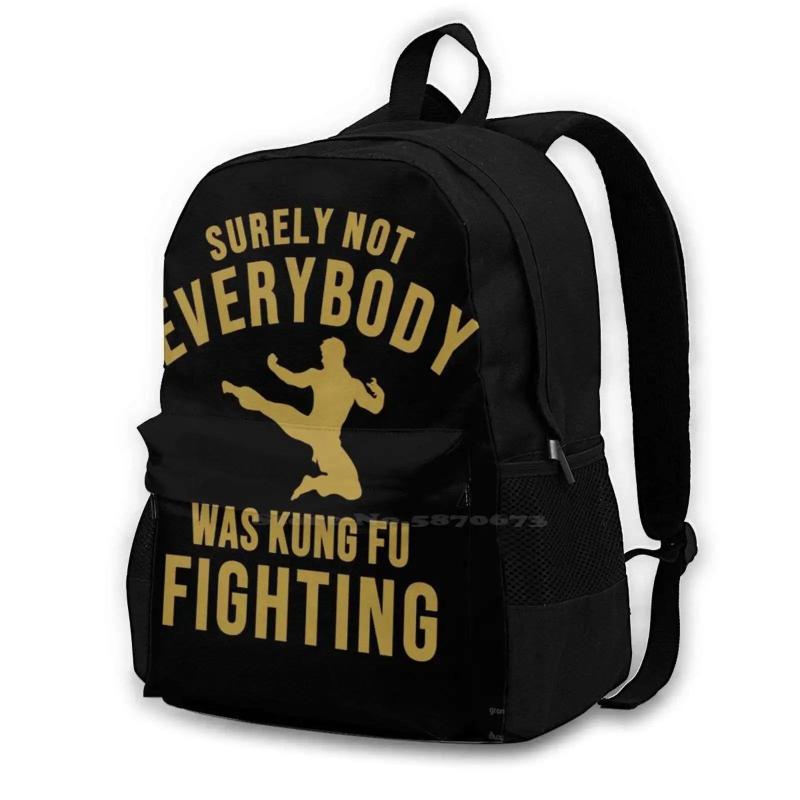 Kung Fu Master Backpack for Men Women Girls