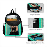Rock N Roll Heart Young Backpack For Men Women Girls