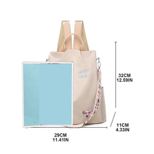 Anti Theft Women Backpack Ladies Daypack Lightweight School Bag