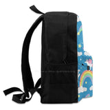 Large Capacity Backpack Laptop Travel Bags Unicorn Mythical Horse Magical