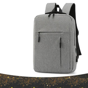 Anti Theft Oxford Men 15 inch Laptop Backpack USB Charging