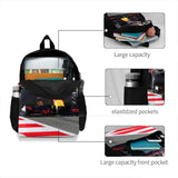 F1 Car School Bag Backpack Laptop 15 Inch Sports Racing Driver FIA Racing