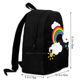 Rainbow Weather Pattern Backpacks