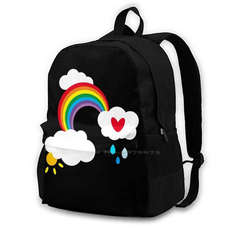 Rainbow Weather Pattern Backpacks