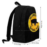 Yellowstone National Park Backpack For Student School Laptop Travel Bag