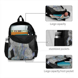 Ghost Kitty Backpacks For Men Women Teenagers Girls Bags
