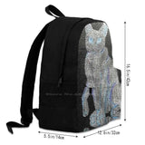 Ghost Kitty Backpacks For Men Women Teenagers Girls Bags