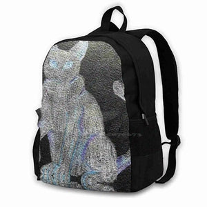 Ghost Kitty Backpacks For Men Women Teenagers Girls Bags