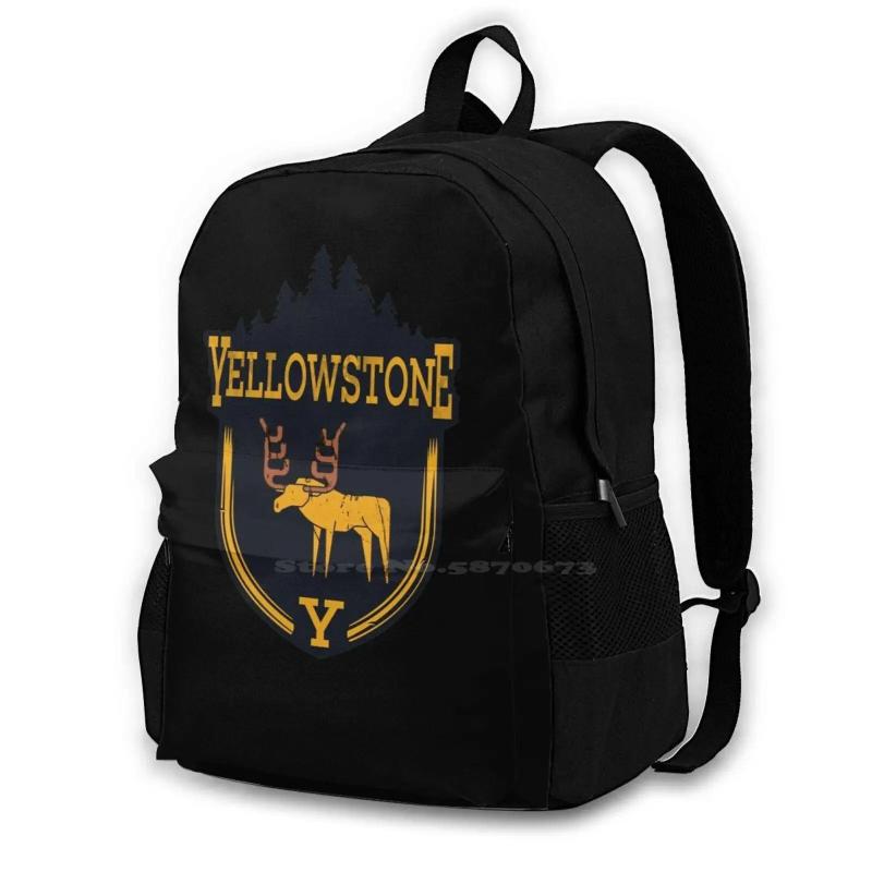 Yellowstone Park Backpacks for Men Women Teenagers Girls
