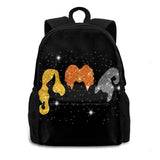 Halloween Glitter Fabric Bag Backpack For Men Women Girls Teenage