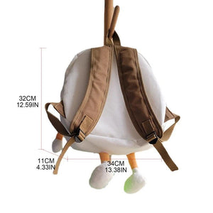D0LF Women Hamburger Backpack Casual Rucksack for Teenage Girls