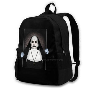 The Nun School Bag Big Capacity Backpack Laptop 15 Inch